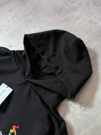 Balenciaga Olympics Flame Oversize Hoodie Black Men - M