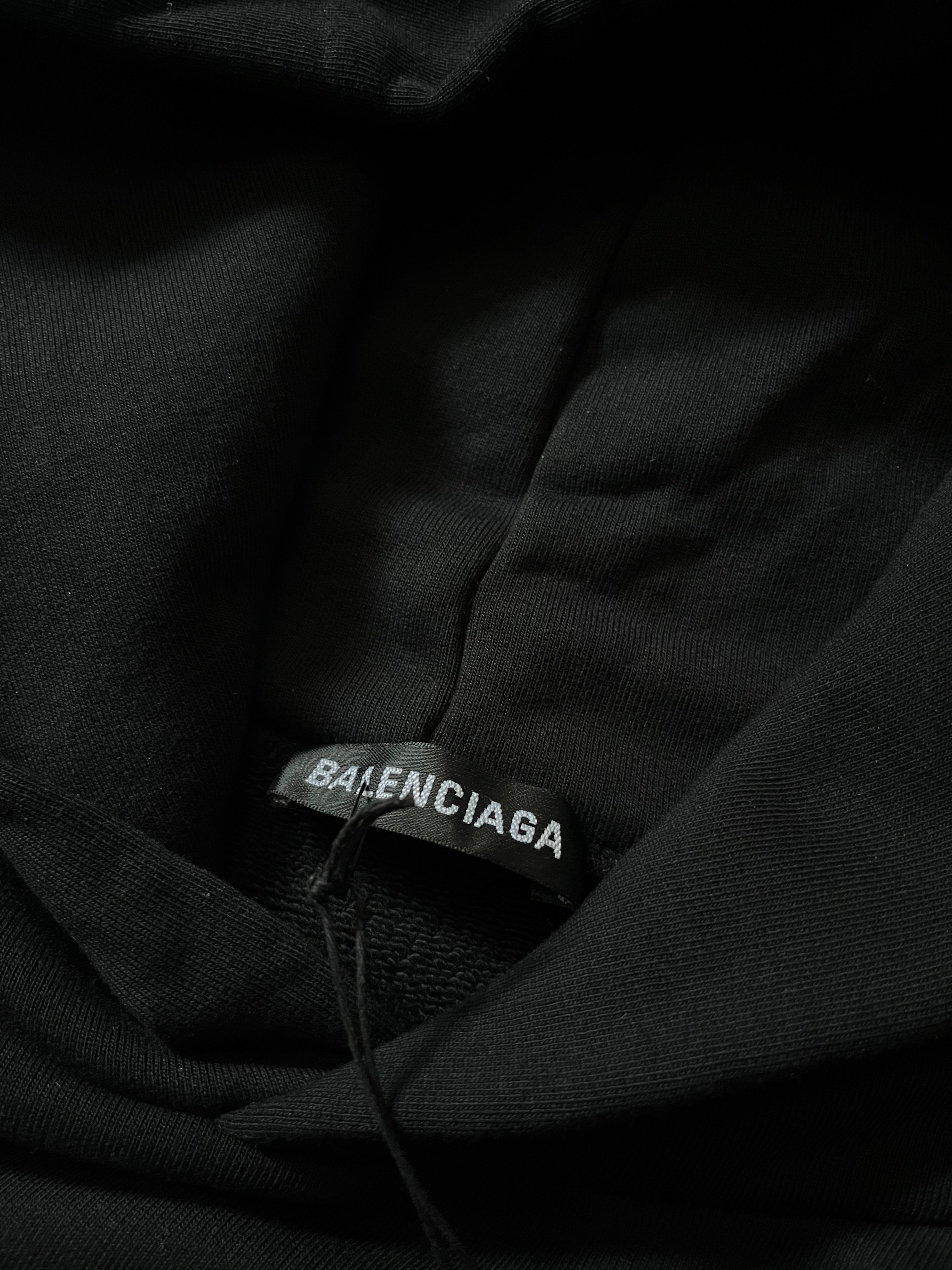 Balenciaga Olympics Flame Oversize Hoodie Black Men - M