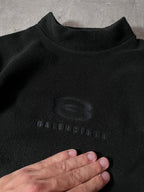 F/W 2023 Balenciaga Unity Sport Logo Oversize High Neck Fleece Black Men - XSS