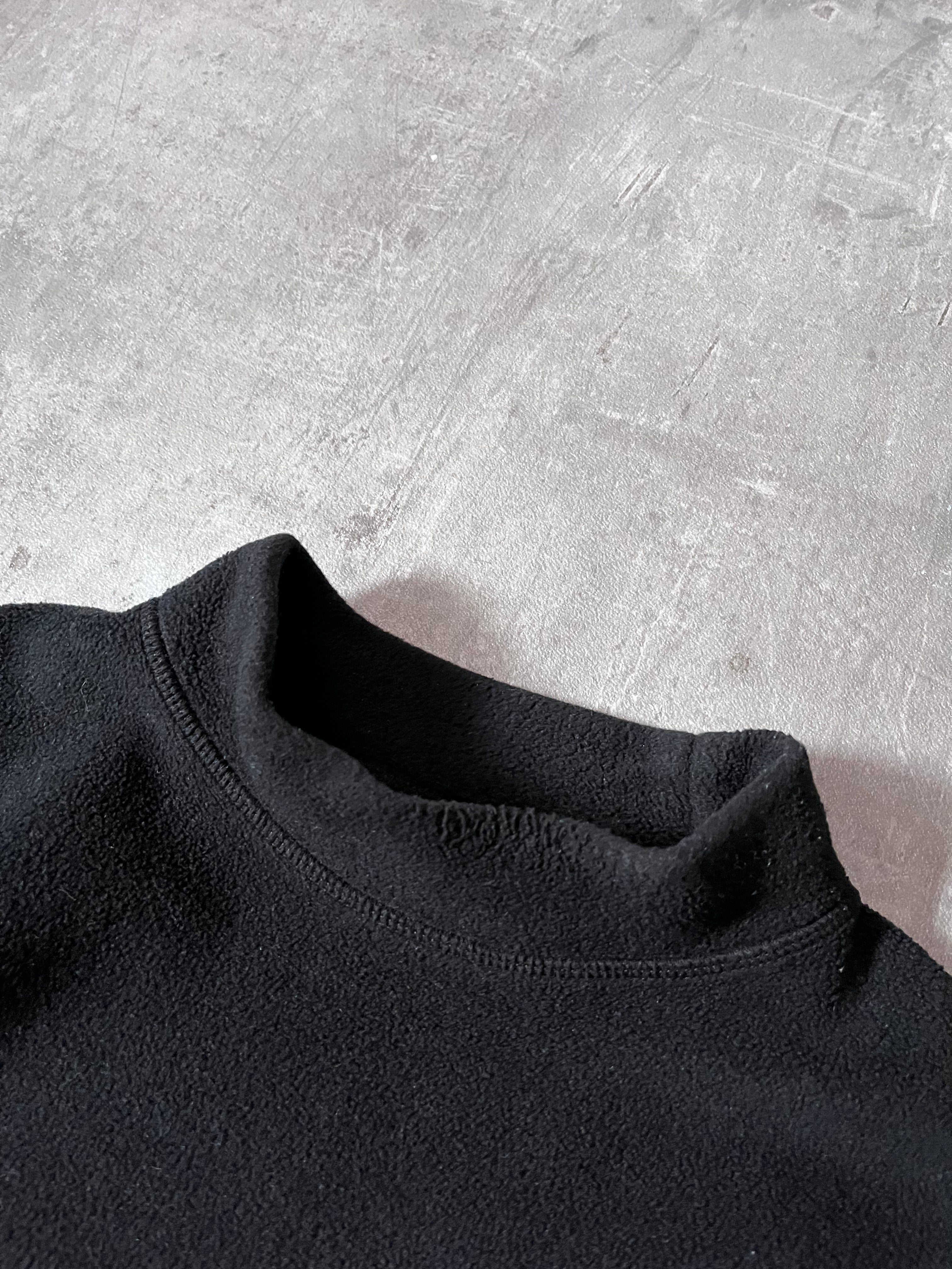 F/W 2023 Balenciaga Unity Sport Logo Oversize High Neck Fleece Black Men - XSS