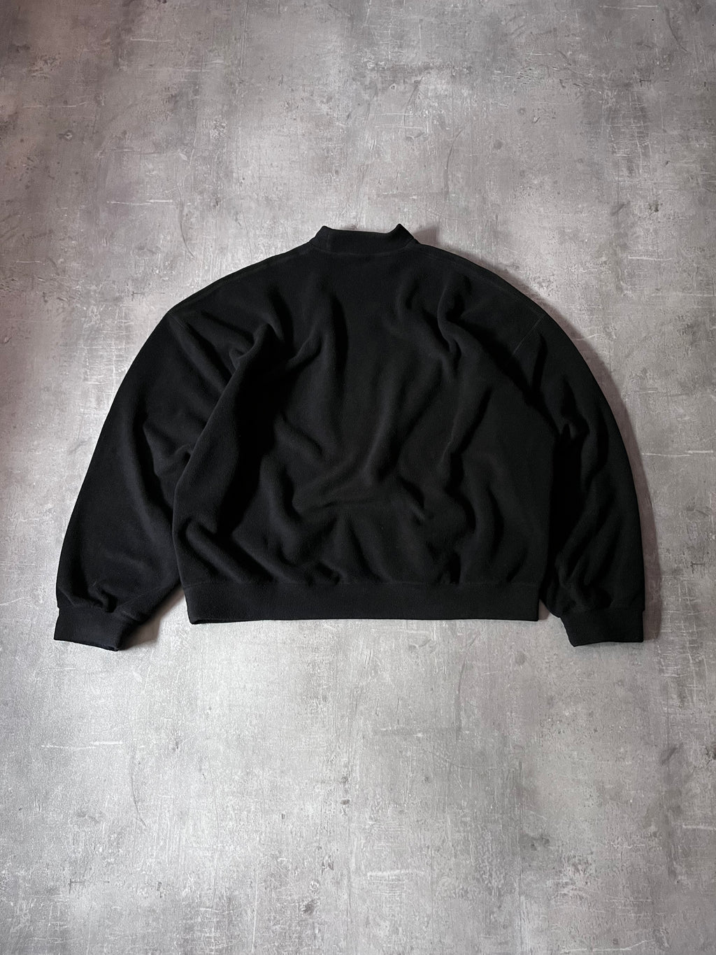 F/W 2023 Balenciaga Unity Sport Logo Oversize High Neck Fleece Black Men - XSS