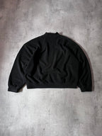 F/W 2023 Balenciaga Unity Sport Logo Oversize High Neck Fleece Black Men - XSS