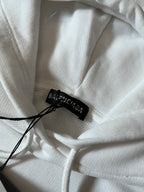 Balenciaga BB Logo Print Hoodie White Men - M