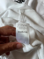 Balenciaga BB Logo Print Hoodie White Men - M