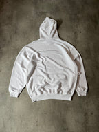 Balenciaga BB Logo Print Hoodie White Men - M