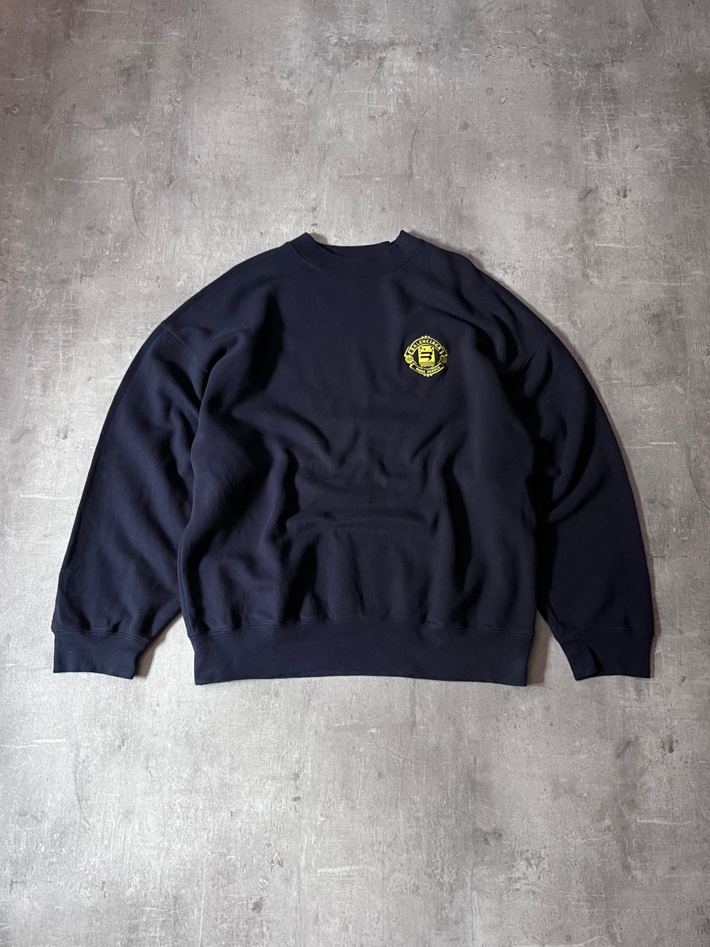 Balenciaga Quest Logo Sporty B Sweatshirt Navy Men - S