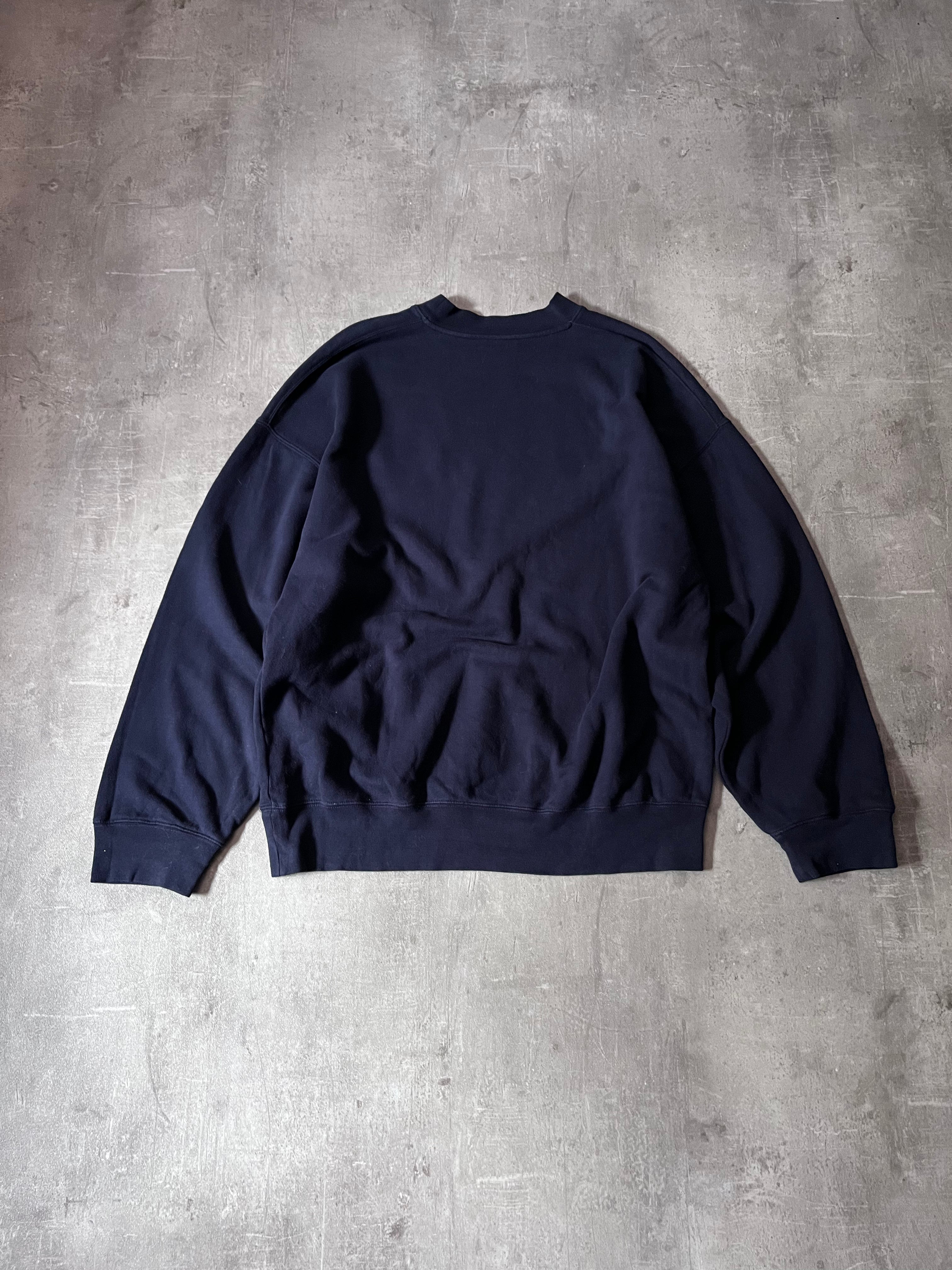 Balenciaga Quest Logo Sporty B Sweatshirt Navy Men - S