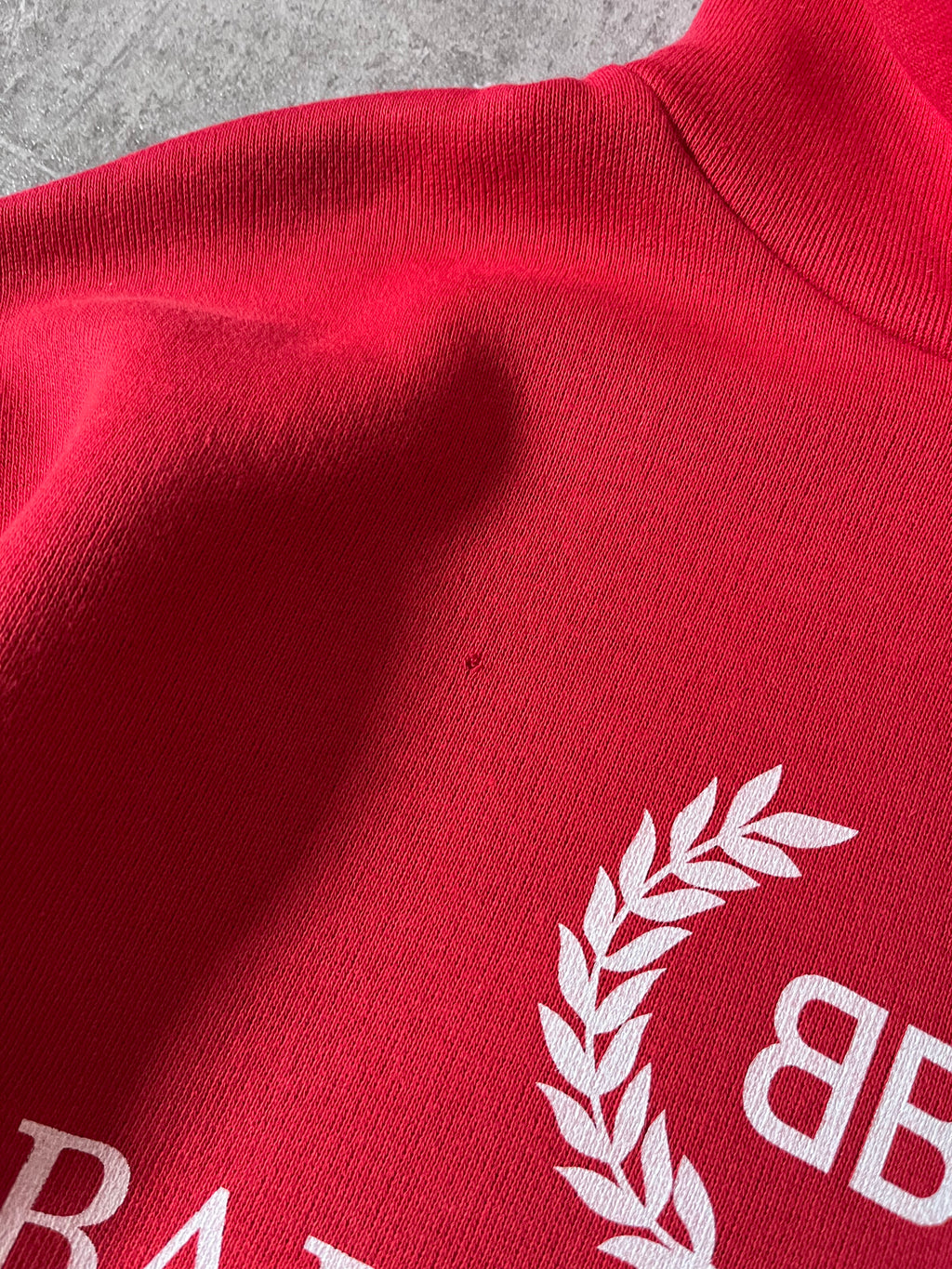 Balenciaga Crown Logo Print Oversize Hoodie Red Men - XS