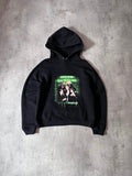 Balenciaga Speed Hunters Print Hoodie Black Women - M