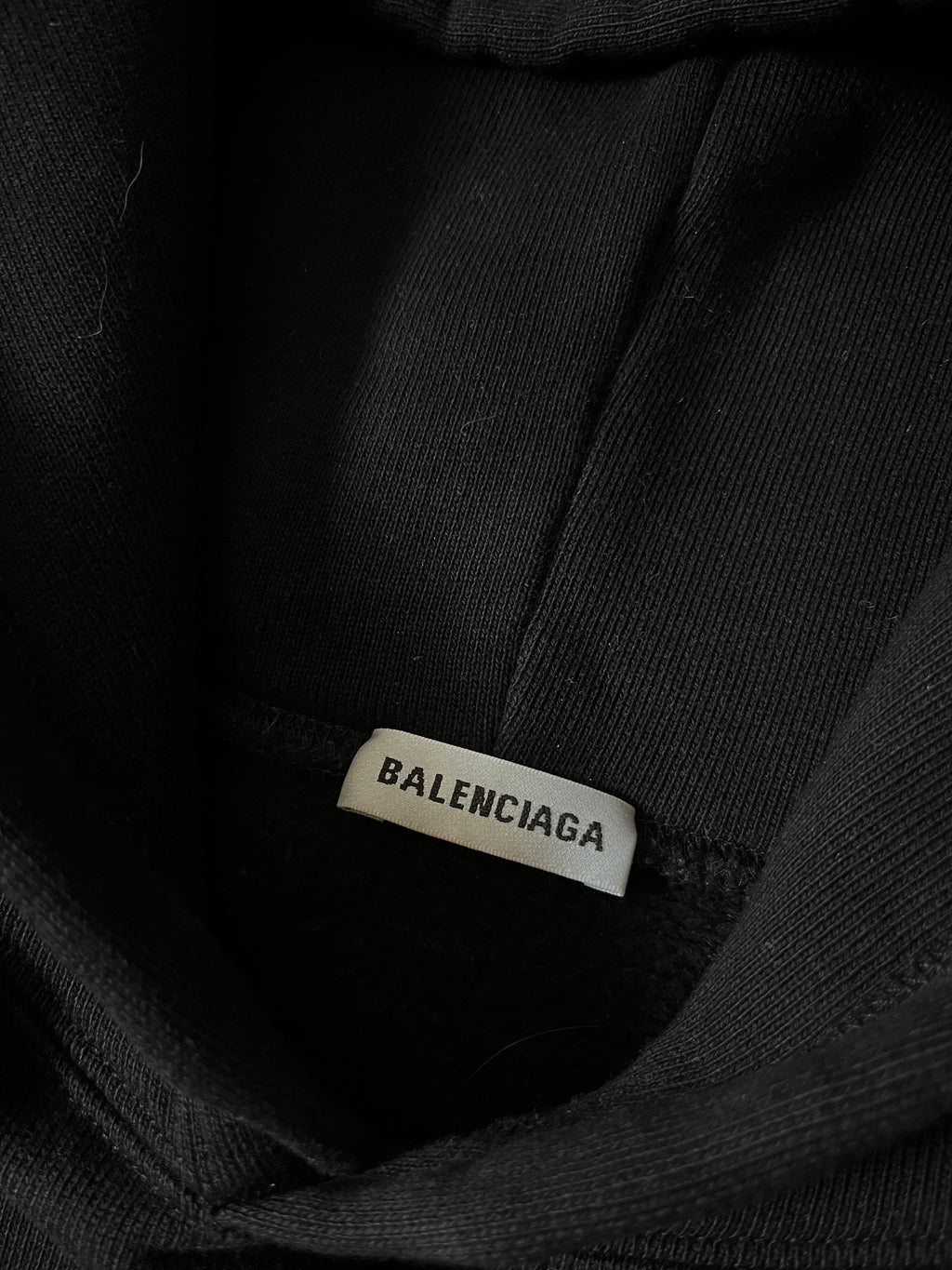 Balenciaga Speed Hunters Print Hoodie Black Women - M