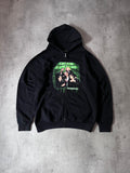 Balenciaga Speed Hunters Print Oversize Zip Hoodie Black Men - S