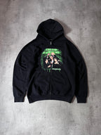 Balenciaga Speed Hunters Print Oversize Zip Hoodie Black Men - S