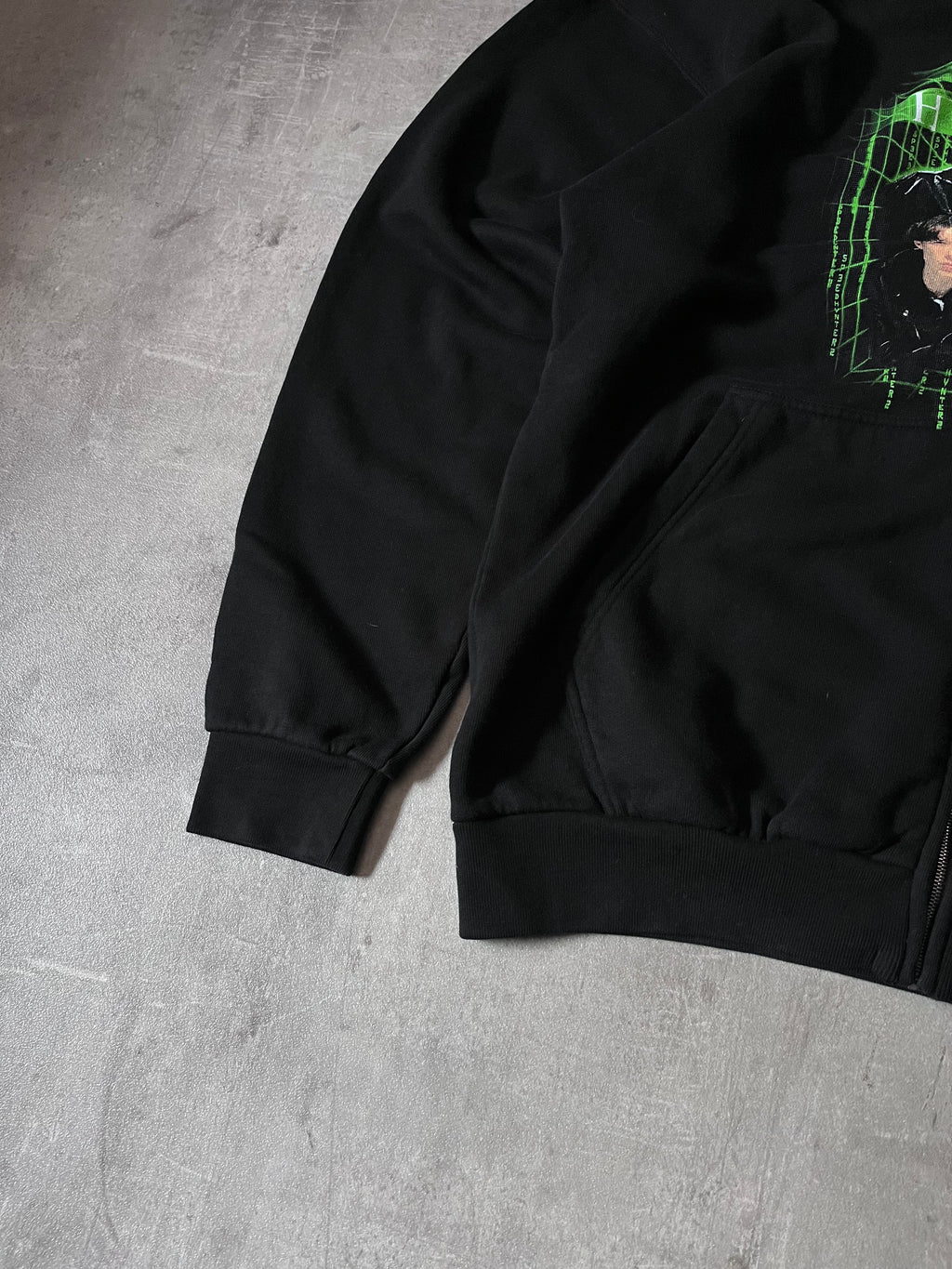 Balenciaga Speed Hunters Print Oversize Zip Hoodie Black Men - S