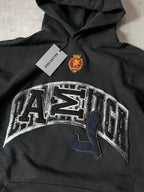 Balenciaga Skater Distressed Hoodie Black Men - XL