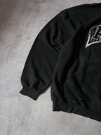Balenciaga Skater Distressed Hoodie Black Men - XL