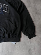 Balenciaga Skater Distressed Hoodie Black Men - XL