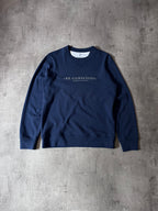 Brunello Cucinelli "Be Conscious" Embroidered Sweatshirt Blue Men - S