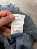 Our Legacy Floral Print Hemp Shirt Blue Men - M