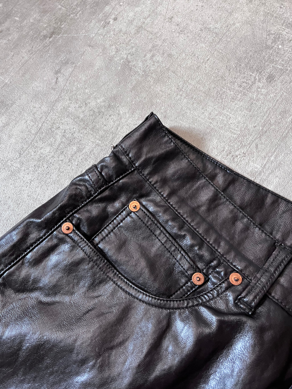 Our Legacy Extended Third Cut Polyurethane Pants Brown Men - 32