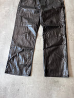 Our Legacy Extended Third Cut Polyurethane Pants Brown Men - 32