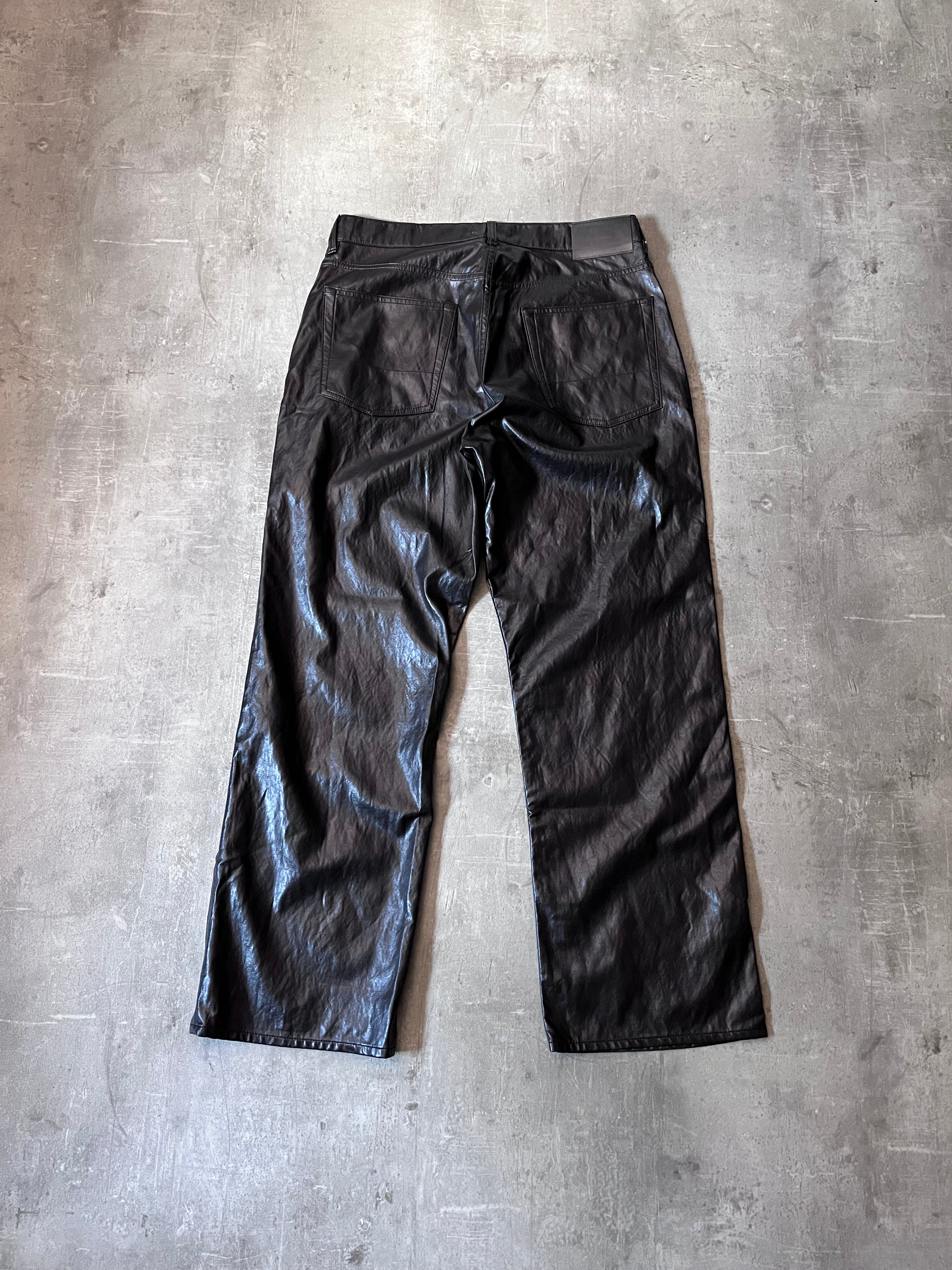 Our Legacy Extended Third Cut Polyurethane Pants Brown Men - 32