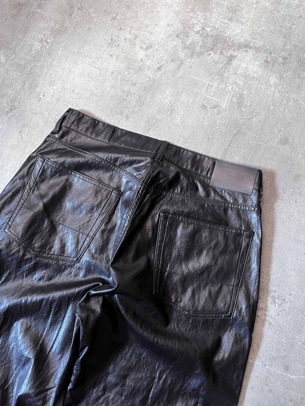Our Legacy Extended Third Cut Polyurethane Pants Brown Men - 32