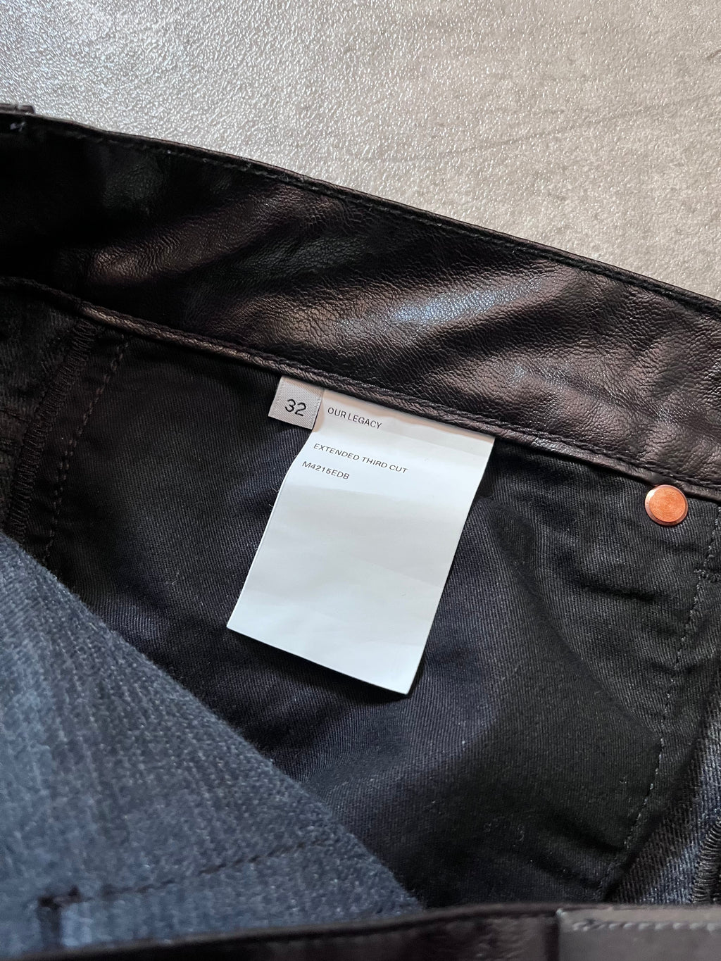 Our Legacy Extended Third Cut Polyurethane Pants Brown Men - 32