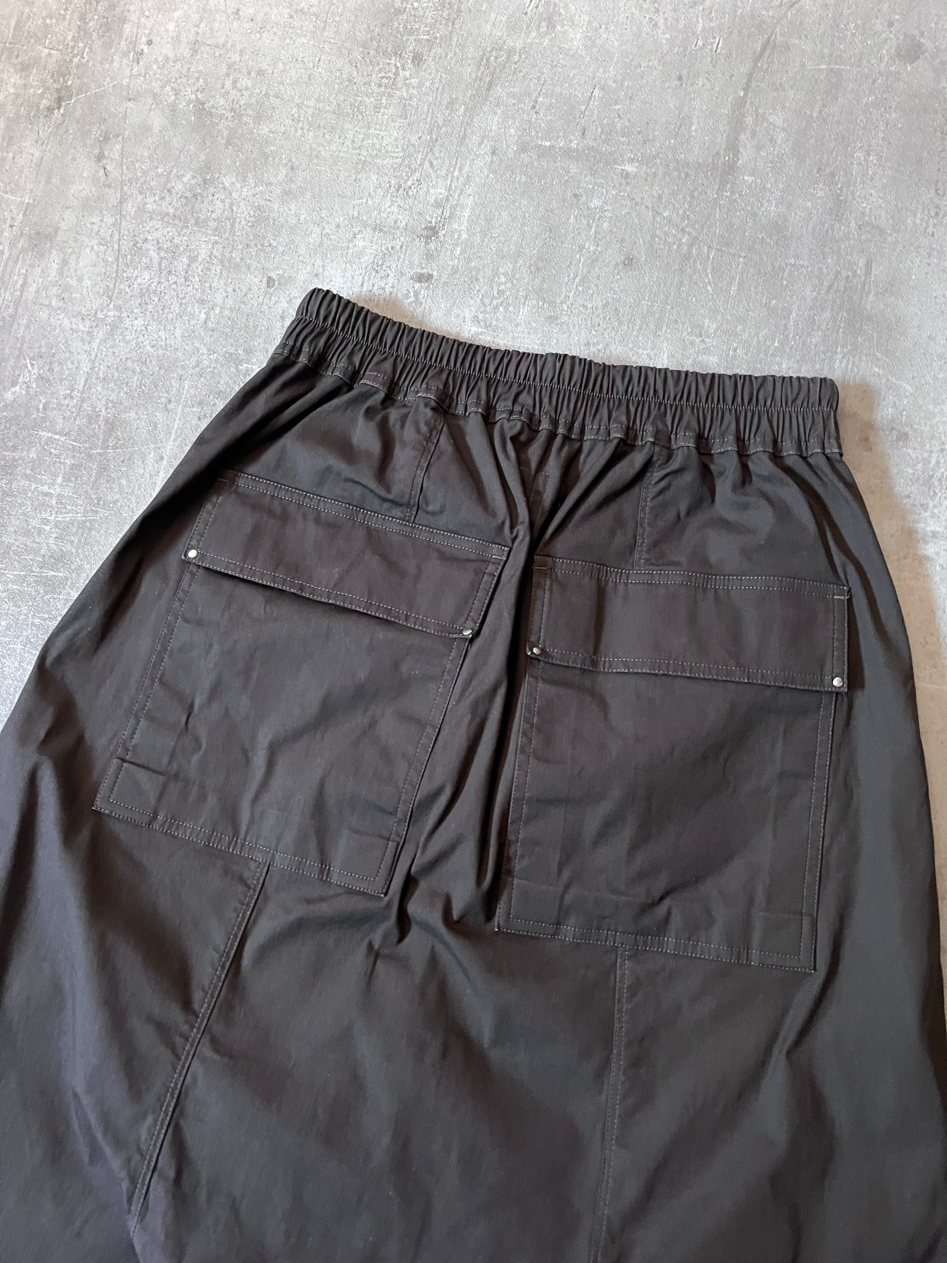 F/W 2020 Rick Owens Performa Dropped Crotch Drawstring Pants Brown Men - 30