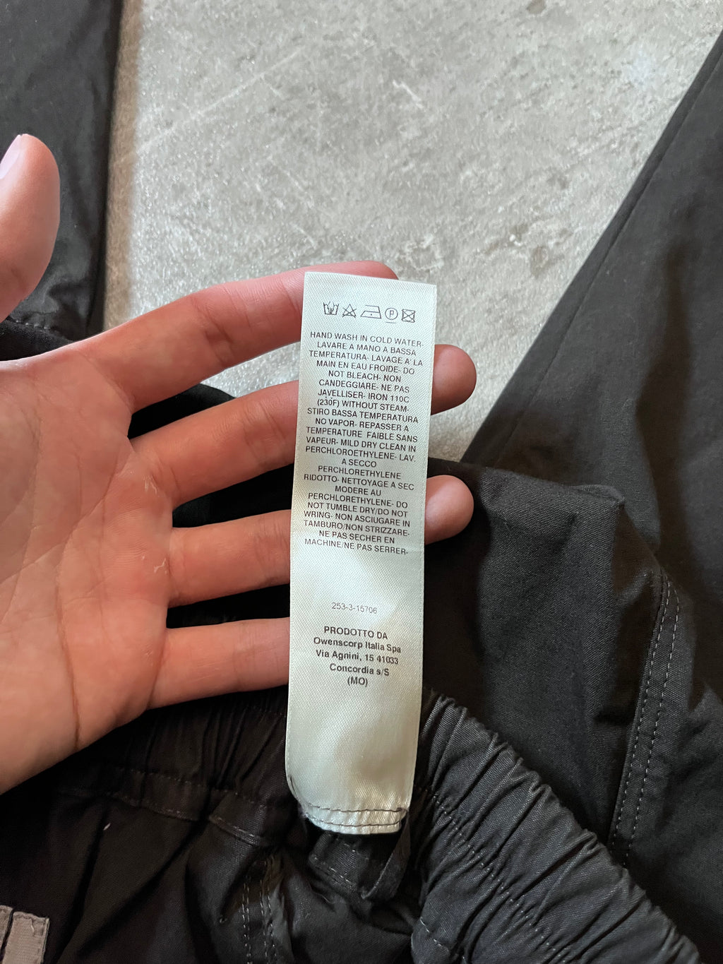 F/W 2020 Rick Owens Performa Dropped Crotch Drawstring Pants Brown Men - 30