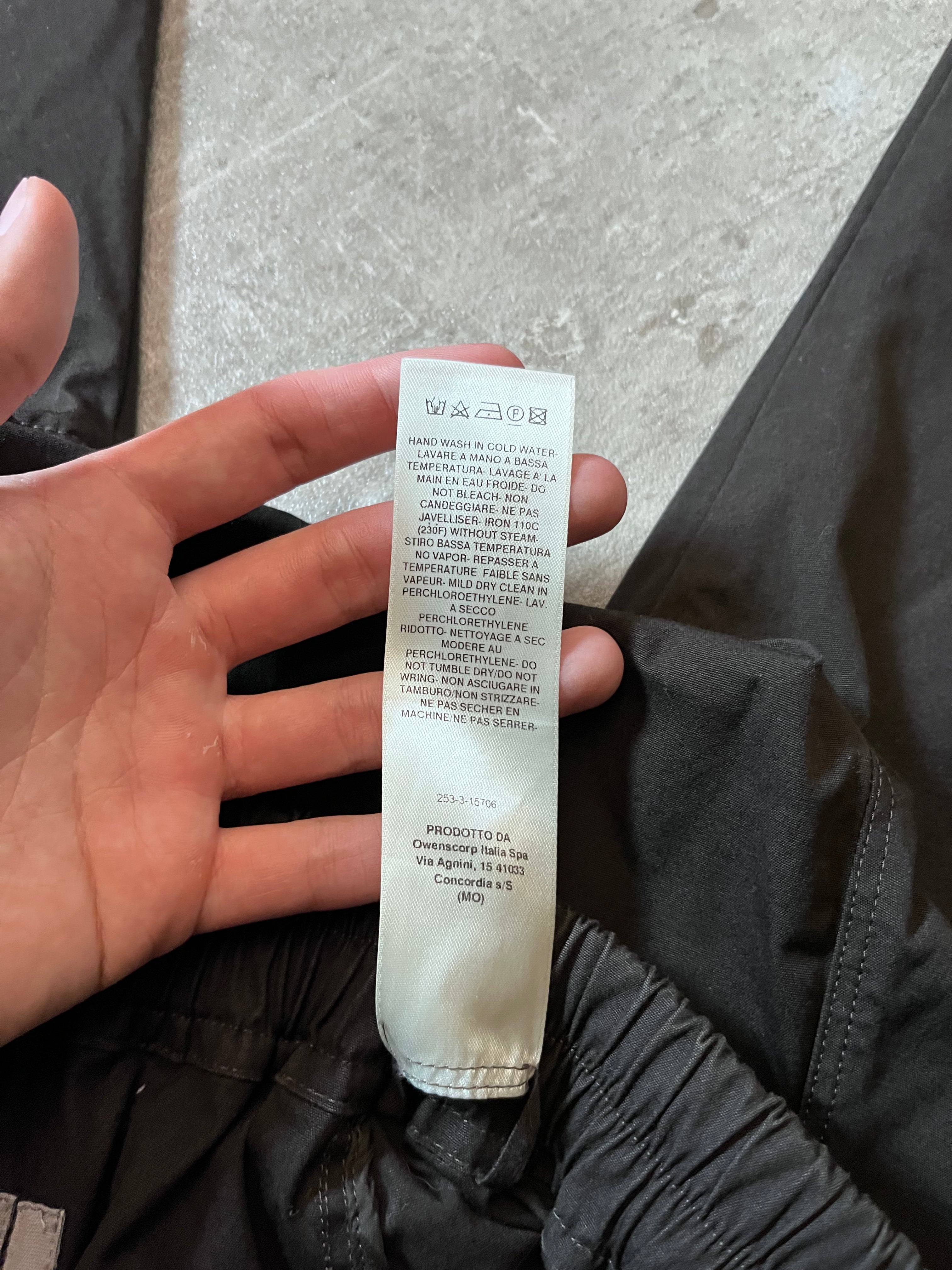 F/W 2020 Rick Owens Performa Dropped Crotch Drawstring Pants Brown Men - 30