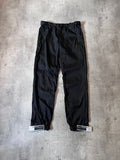 S/S 2018 Prada Gabardine Nylon Adjust Strap Track Pants Black Men - 30