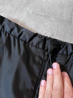 S/S 2018 Prada Gabardine Nylon Adjust Strap Track Pants Black Men - 30