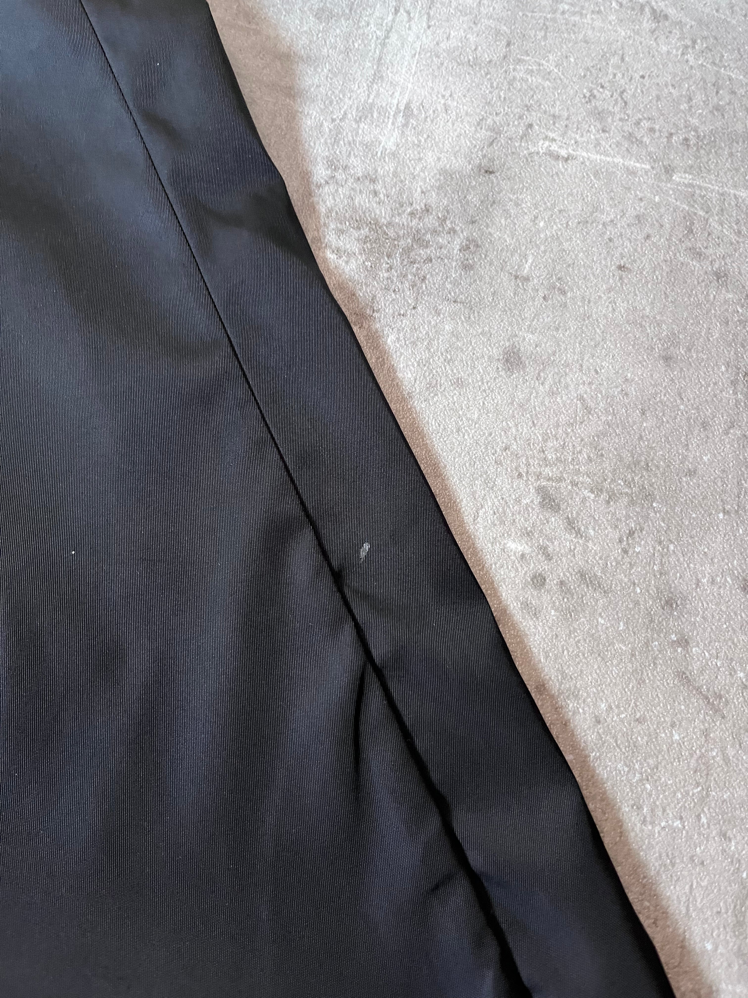 S/S 2018 Prada Gabardine Nylon Adjust Strap Track Pants Black Men - 30