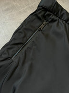 S/S 2018 Prada Gabardine Nylon Adjust Strap Track Pants Black Men - 30