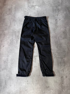 S/S 2018 Prada Gabardine Nylon Adjust Strap Track Pants Black Men - 30