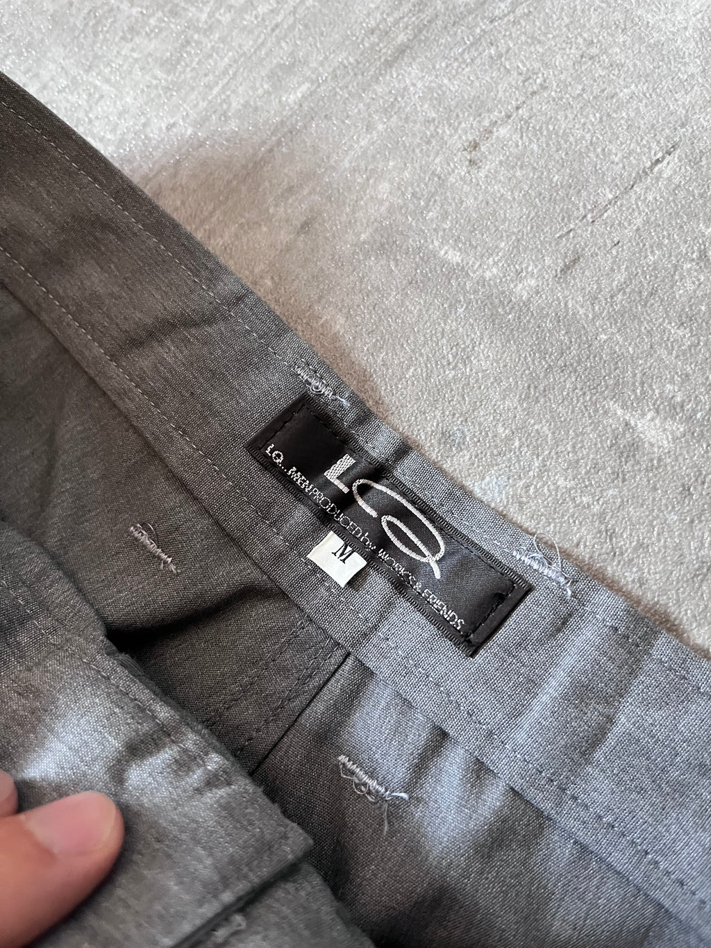 Yohji Yamamoto LQ for Men Line Technical Pants Grey Men - M