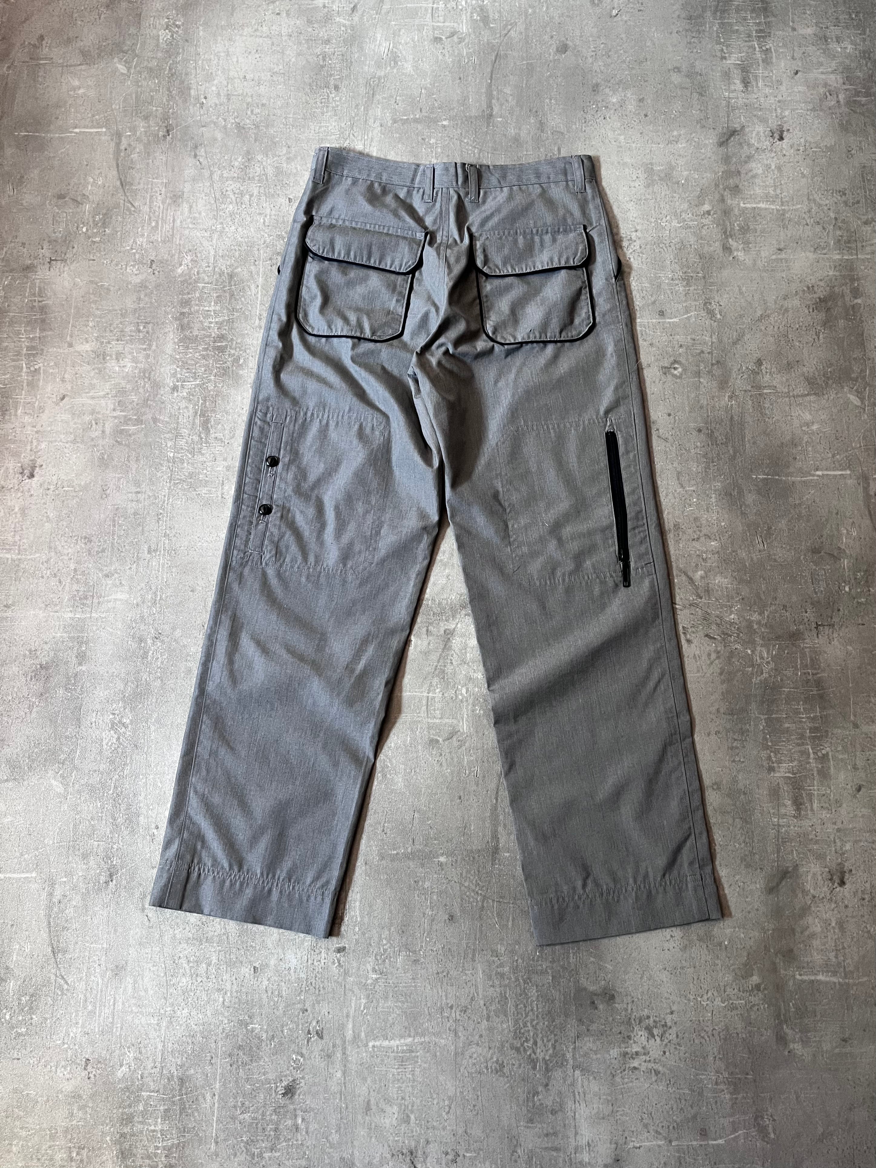 Yohji Yamamoto LQ for Men Line Technical Pants Grey Men - M