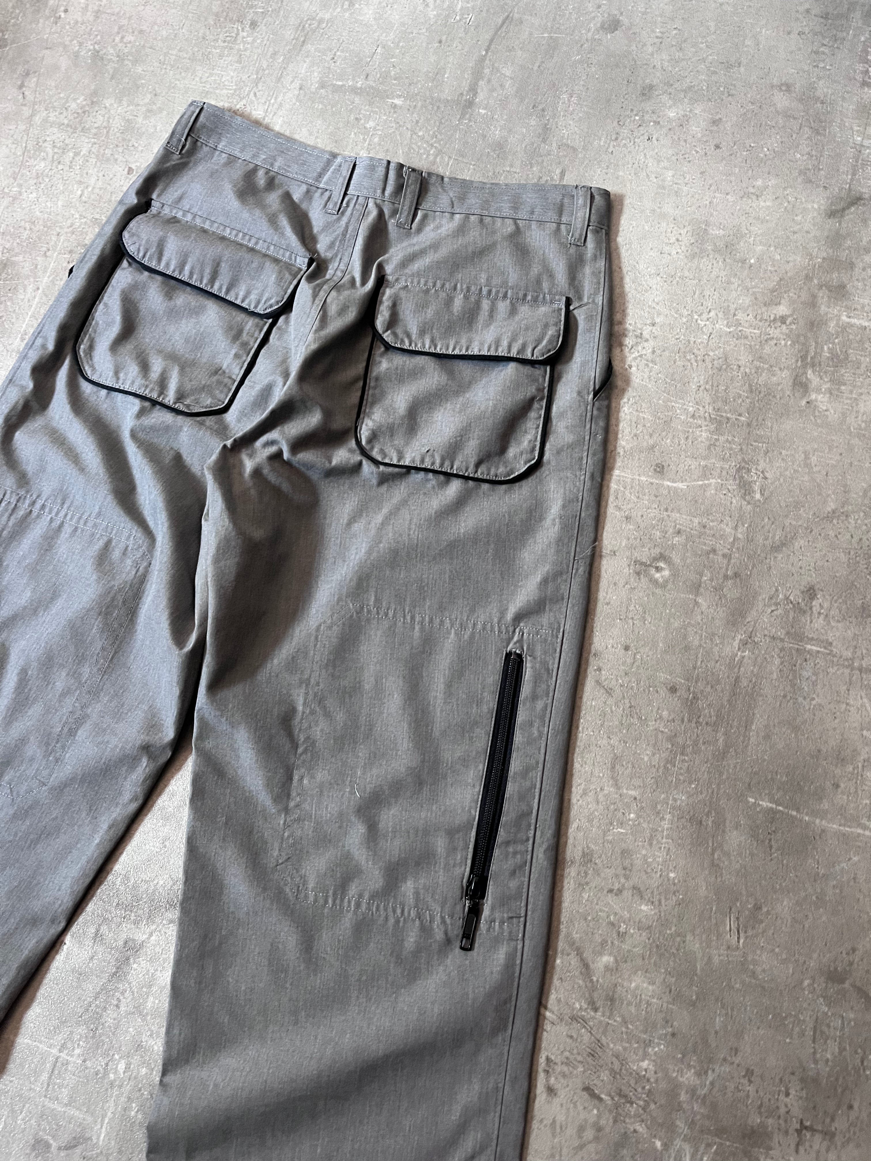 Yohji Yamamoto LQ for Men Line Technical Pants Grey Men - M
