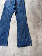 Walter Van Beirendonck Scratches Flared Jeans Pants Navy Men - 33