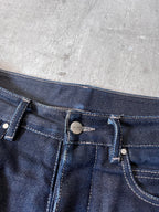 F/W 2018 Rick Owens Sisyphus Selvedge Denim Pants Navy Men - 31