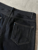 F/W 2018 Rick Owens Sisyphus Selvedge Denim Pants Navy Men - 31