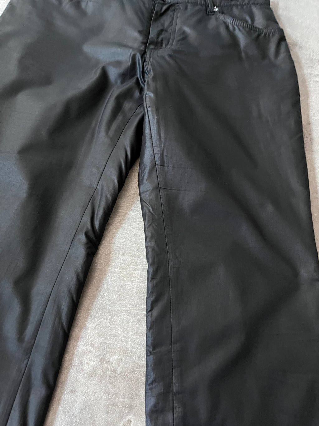 1997 Helmut Lang Padded Nylon Black Pants Men - 30