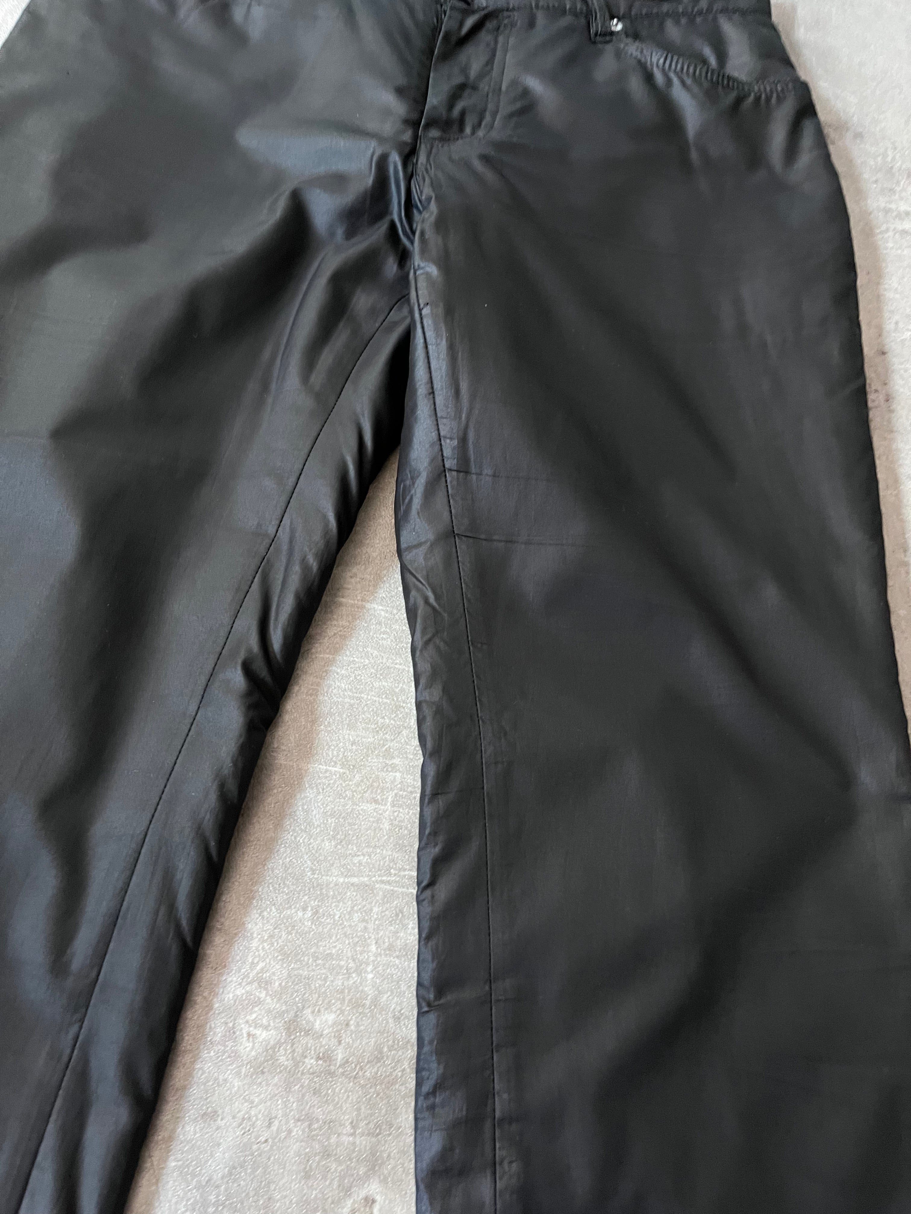 1997 Helmut Lang Padded Nylon Black Pants Men - 30