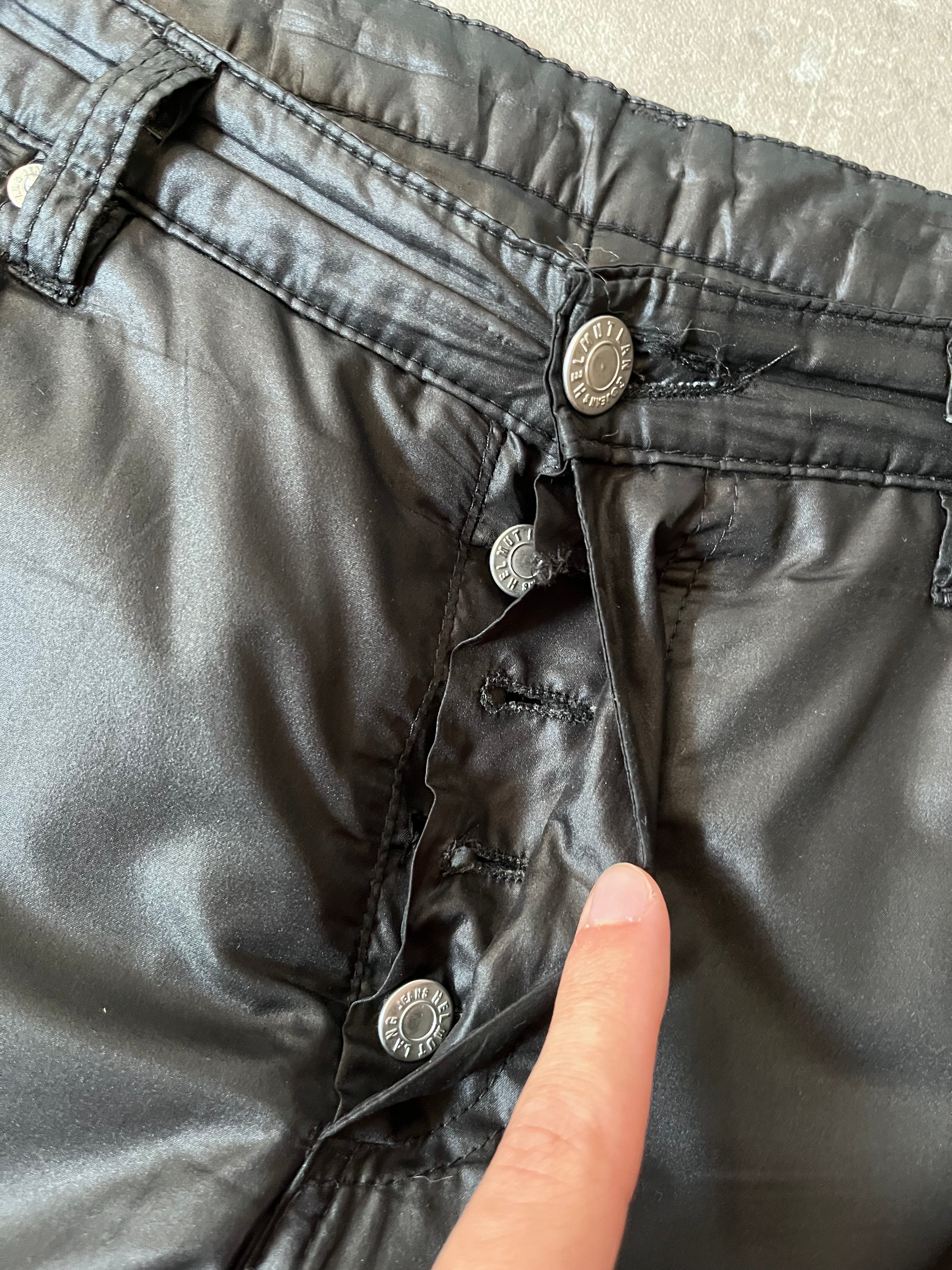 1997 Helmut Lang Padded Nylon Black Pants Men - 30