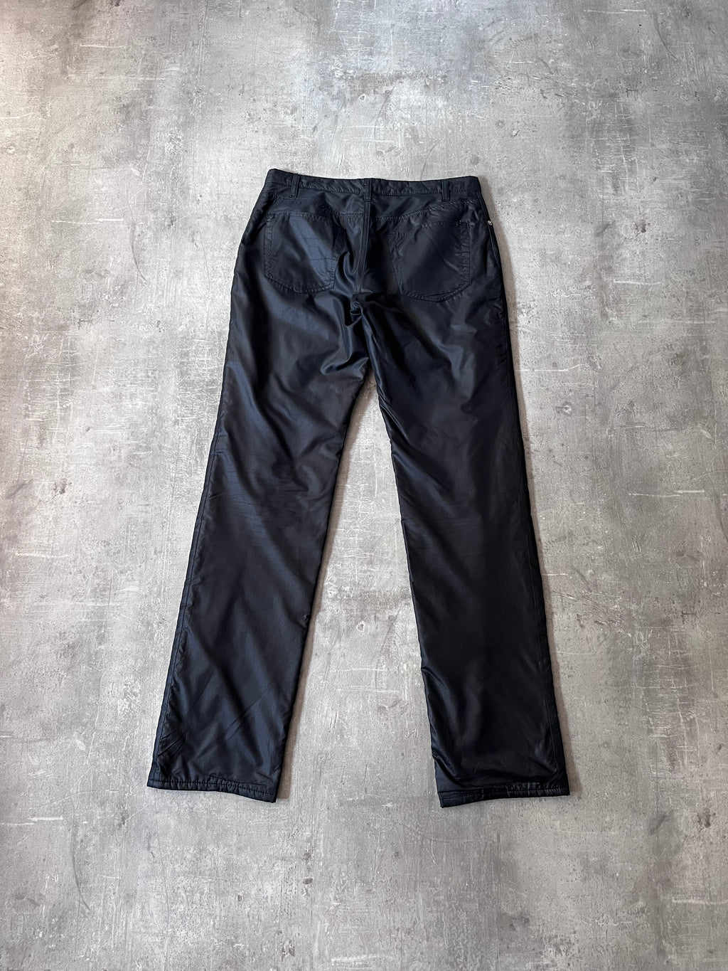 1997 Helmut Lang Padded Nylon Black Pants Men - 30
