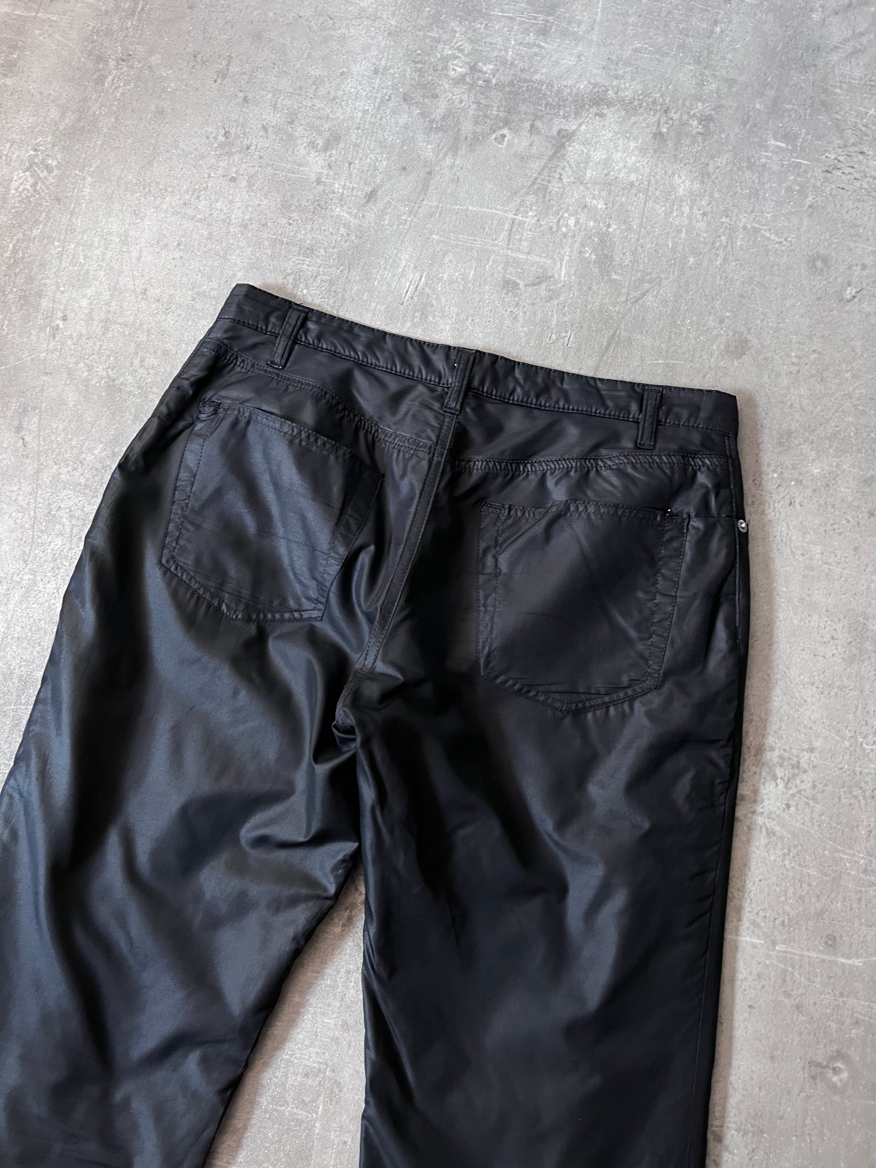 1997 Helmut Lang Padded Nylon Black Pants Men - 30