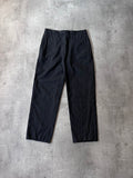 Prada Vintage Wool Striped Pants Black Men - 32