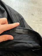 Prada Vintage Wool Striped Pants Black Men - 32