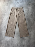 2022 Dior Runway Wool Wide Leg Pants Beige Men - 30
