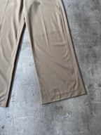 2022 Dior Runway Wool Wide Leg Pants Beige Men - 30